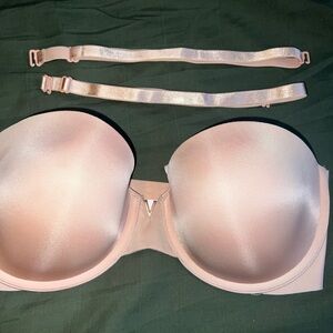 Victoria's Secret Light Pink Strapless Bra